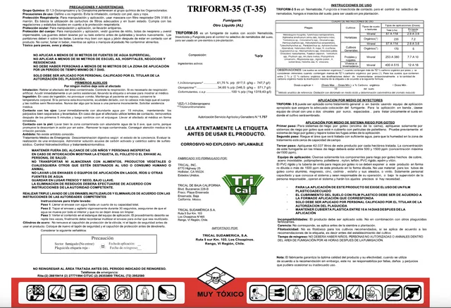 etiqueta triform-35