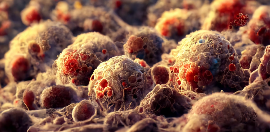 Ilustración 3D de células cancerosas. Aunt Spray/Shutterstock