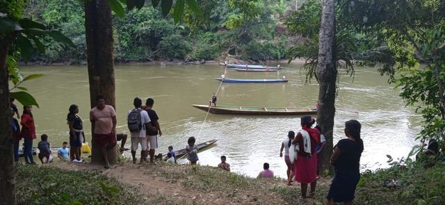 Bloqueo en el río Cenepa durante junio de 2024