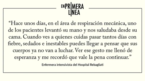 Enfermera intensivista del Hospital Rebagliati