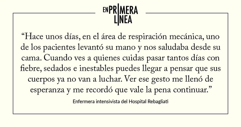 Enfermera intensivista del Hospital Rebagliati