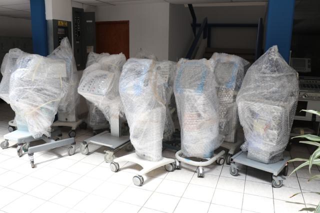 Entrega TecNM primeros 14 respiradores pulmonares al IMSS - Fotografía Secretaría de Educación Pública