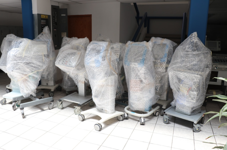 Entrega TecNM primeros 14 respiradores pulmonares al IMSS - Fotografía Secretaría de Educación Pública