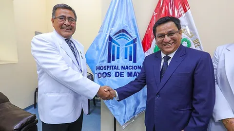 Foto minsa director HNDM y ministro