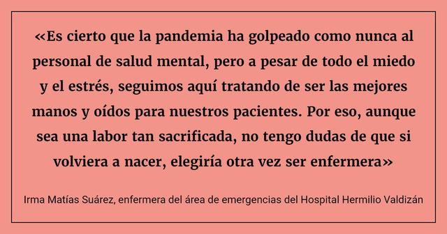 Irma Matías Suárez, enfermera del área de emergenciasdel Hospital Hermilio Valdizán.jpg