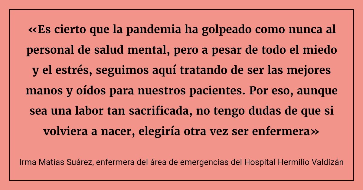 Irma Matías Suárez, enfermera del área de emergenciasdel Hospital Hermilio Valdizán.jpg