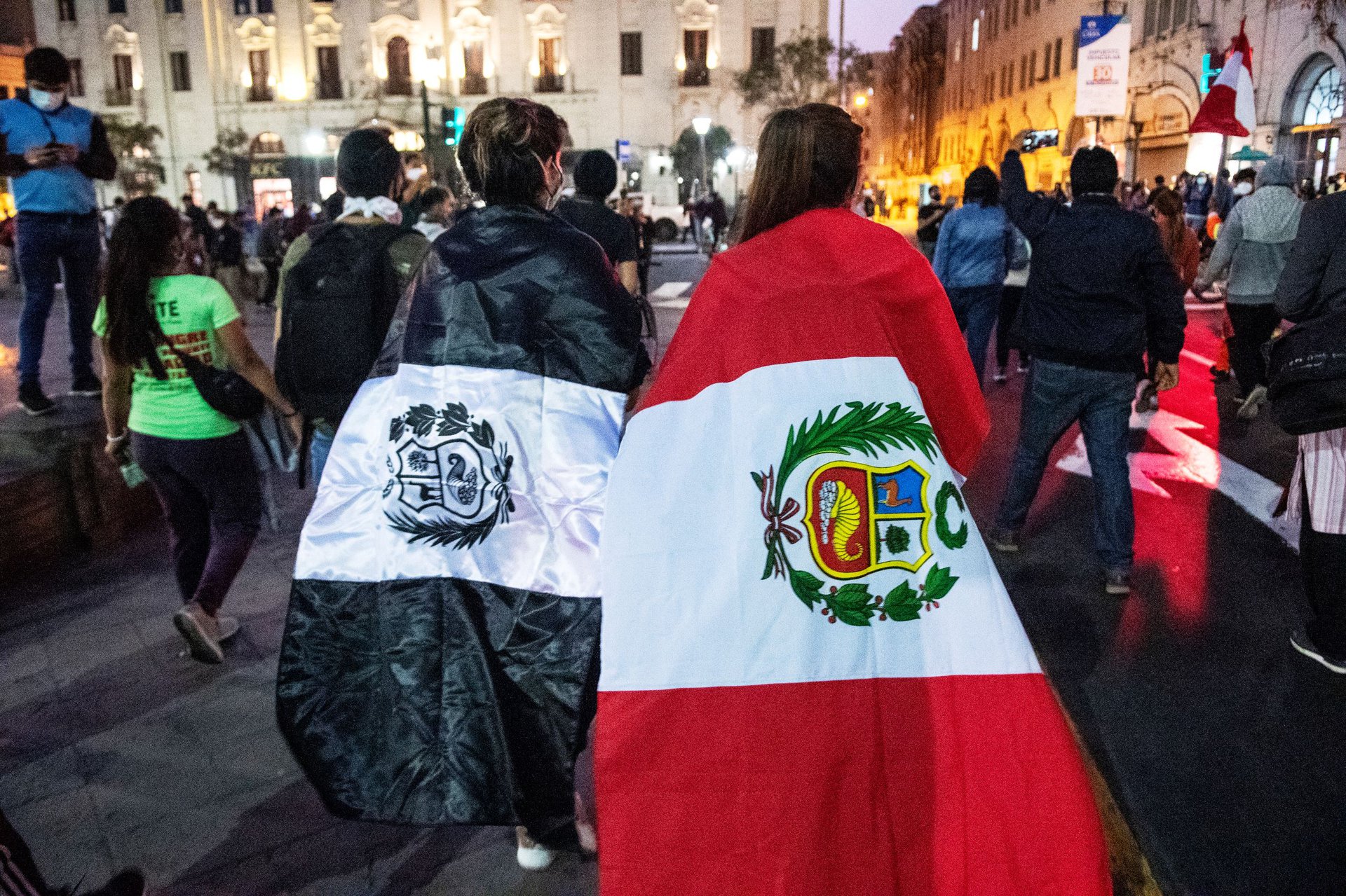 Protesta Perú