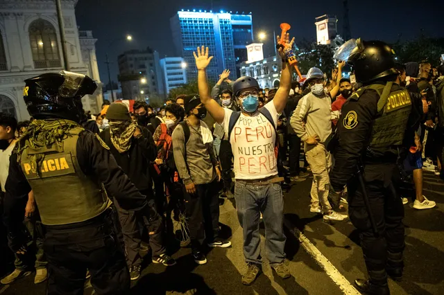 Protesta Perú