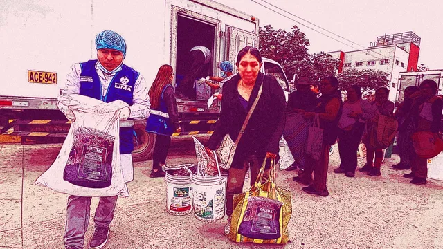 Reparto Sangre de Pollo Municipalidad De Lima Ollas Comunes
