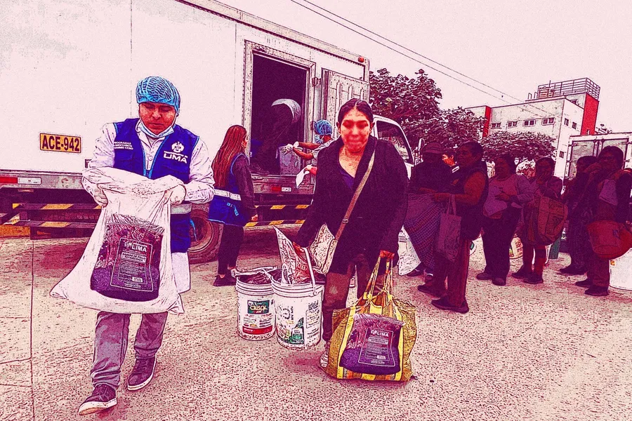 Reparto Sangre de Pollo Municipalidad De Lima Ollas Comunes