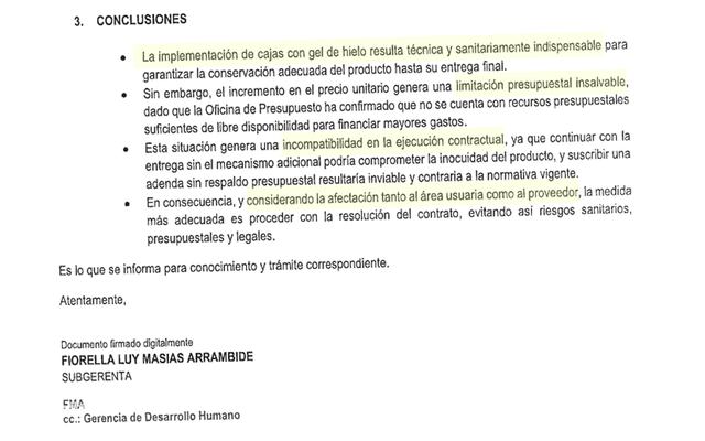 Resolución de Contrato MML - Consorcio Josemaria- 2