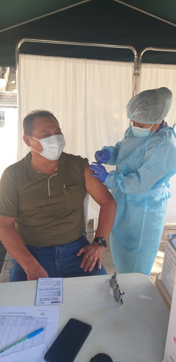 Vacunación de Wrayz Pérez