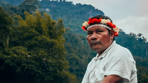 Presidente de Odecofroc, en Amazonas, César Ampuch, fue retenido por mineros ilegales por unas horas.