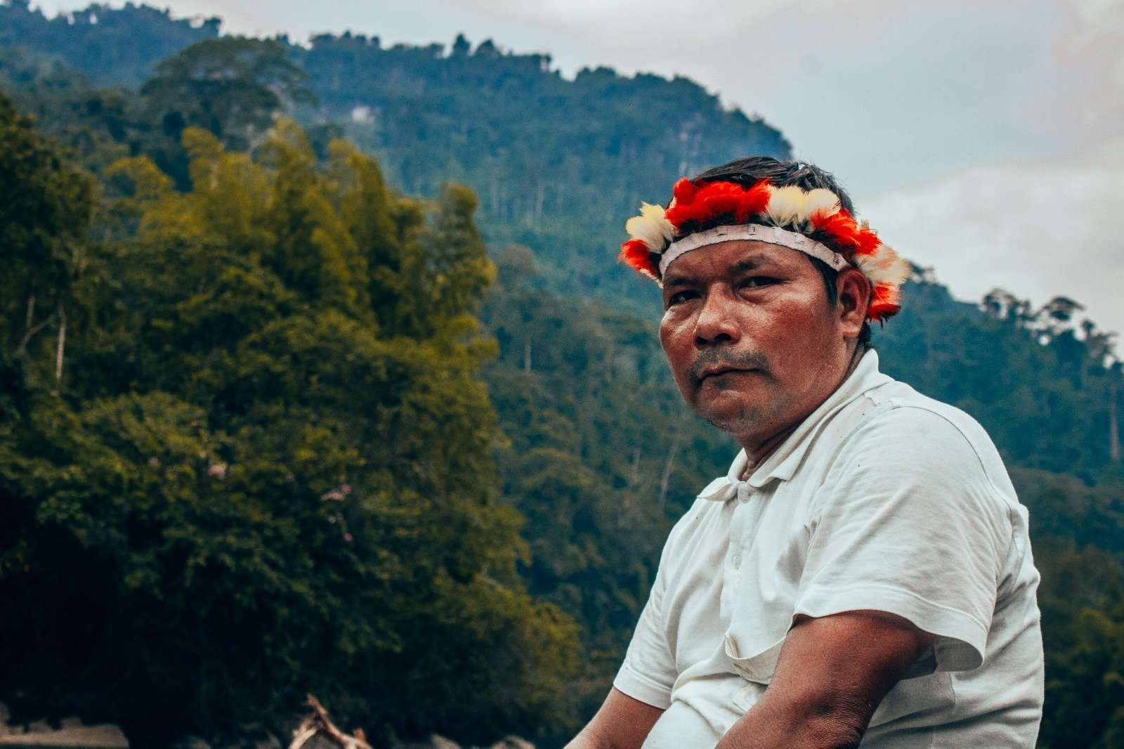 Presidente de Odecofroc, en Amazonas, César Ampuch, fue retenido por mineros ilegales por unas horas.