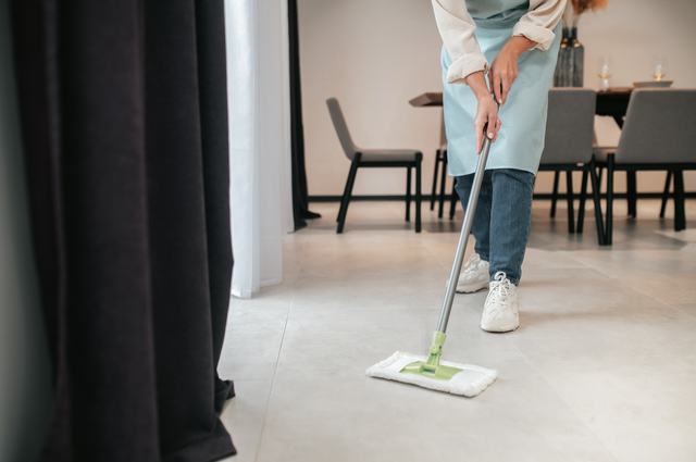 cleaning-kitchen-young-woman-apron-cleaning-floor-kitchen