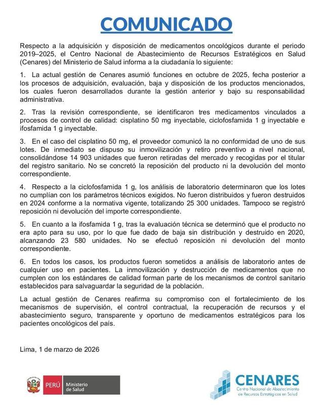 comunicado-cenares-1 de marzo 2026