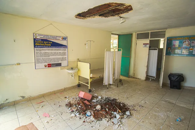 En 2023, las lluvias de El Niño Costero dañaron más de 500 establecimientos de salud en el Perú, como el Hospital Referencial de Ferreñafe, en Lambayeque.