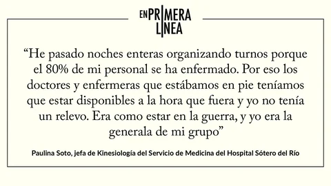 Jefa de Kinesiología del Servicio de Medicina del Hospital Sótero del Río