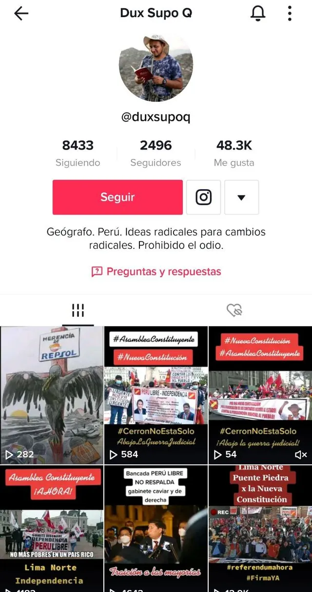 tik tok Dux Supo