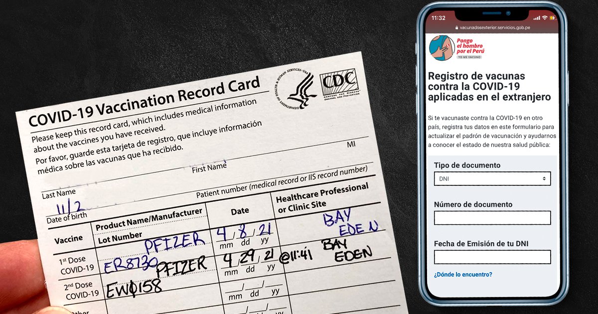 El registro de vacunados contra la covid-19 en el extranjero no tiene  utilidad porque sus datos no son confiables - Salud con lupa