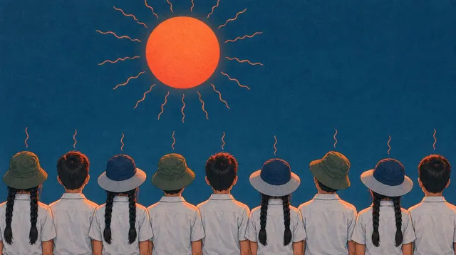 Millones de niñas y niños en la región enfrentan un calor para el que sus escuelas no están preparadas.